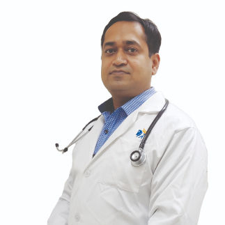 Dr. Dhiraj Saxena, Respiratory Medicine/ Covid Consult in shela ahmedabad